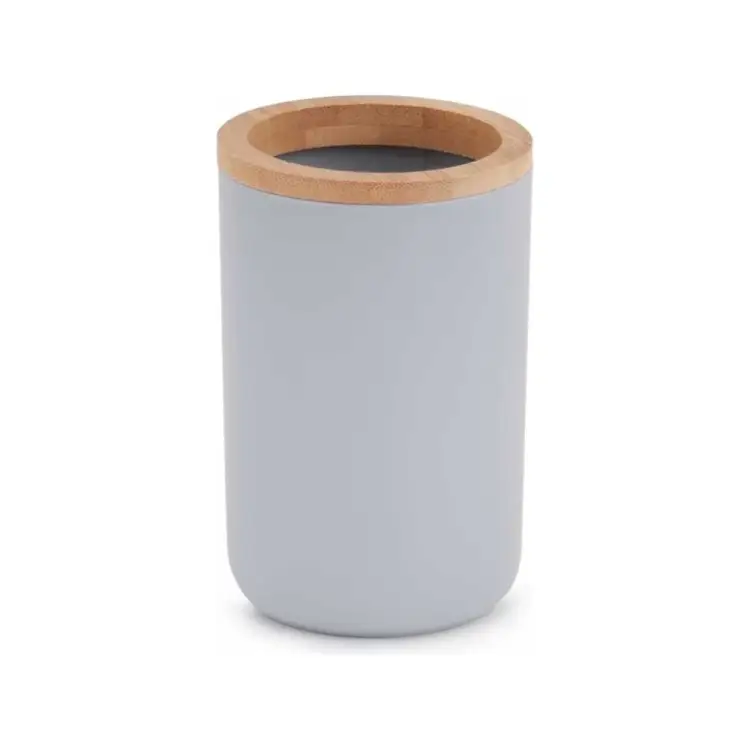 Стакан для зубных щеток ЗПИ "Альтернатива" Бамбук М8054 Стакан для зубных щеток ЗПИ "Альтернатива" Бамбук М8054