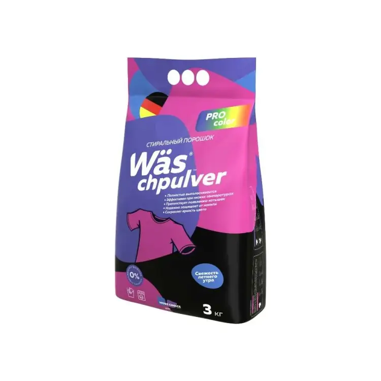 Стиральный порошок автомат для цветного белья More Choice Wäs chpulver Color Wc3000P