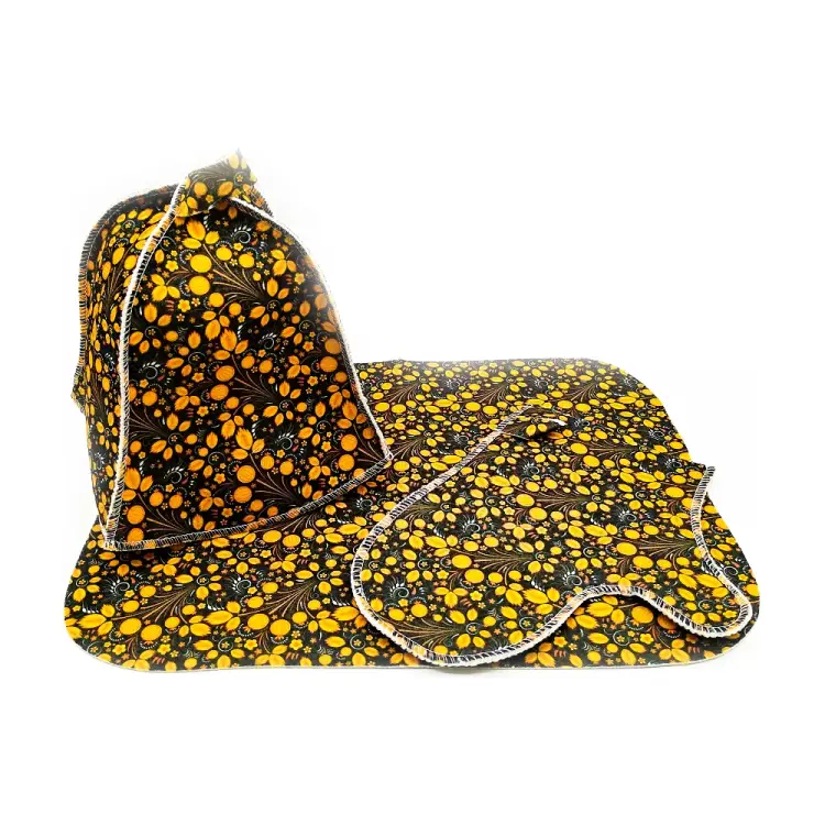 Набор для бани Бацькина баня Узор ягода 10431 Набор для бани Бацькина баня Узор ягода 10431