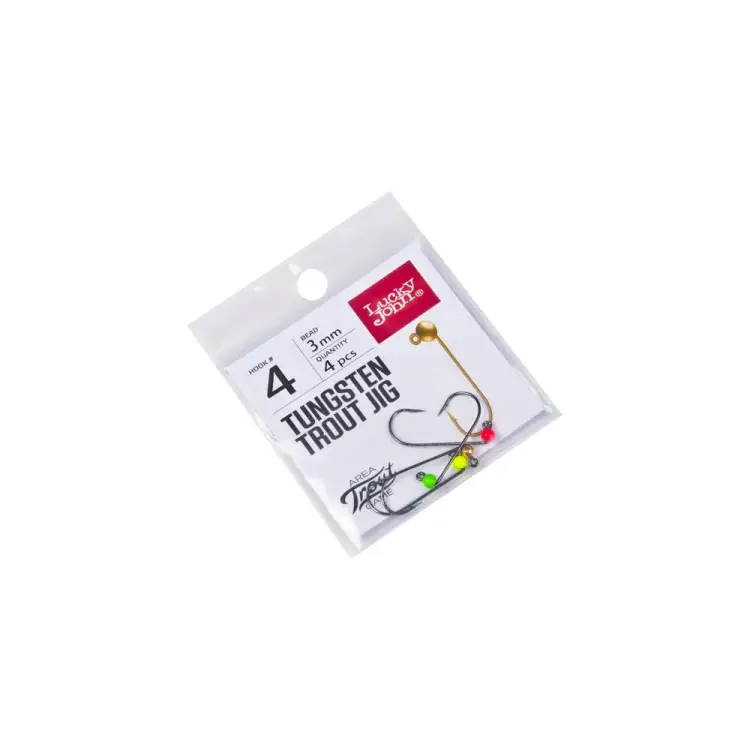 Вольфрамовые джиг-головки Lucky John LJ Area Trout Game LJTATG030-GRGY Вольфрамовые джиг-головки Lucky John LJ Area Trout Game LJTATG030-GRGY