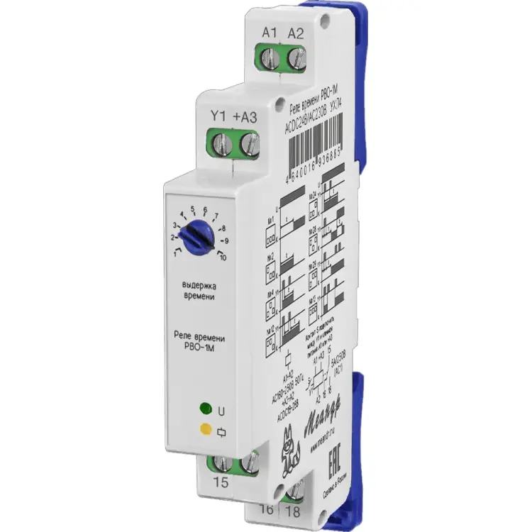 Реле времени Меандр РВО-1М A8302-16936885