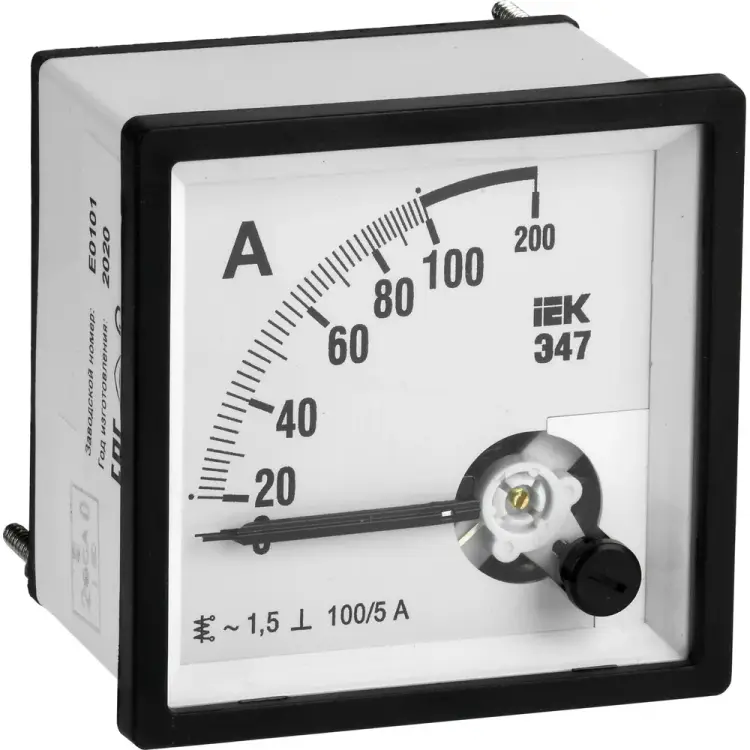 Амперметр IEK Э47 IPA10-6-0100-E