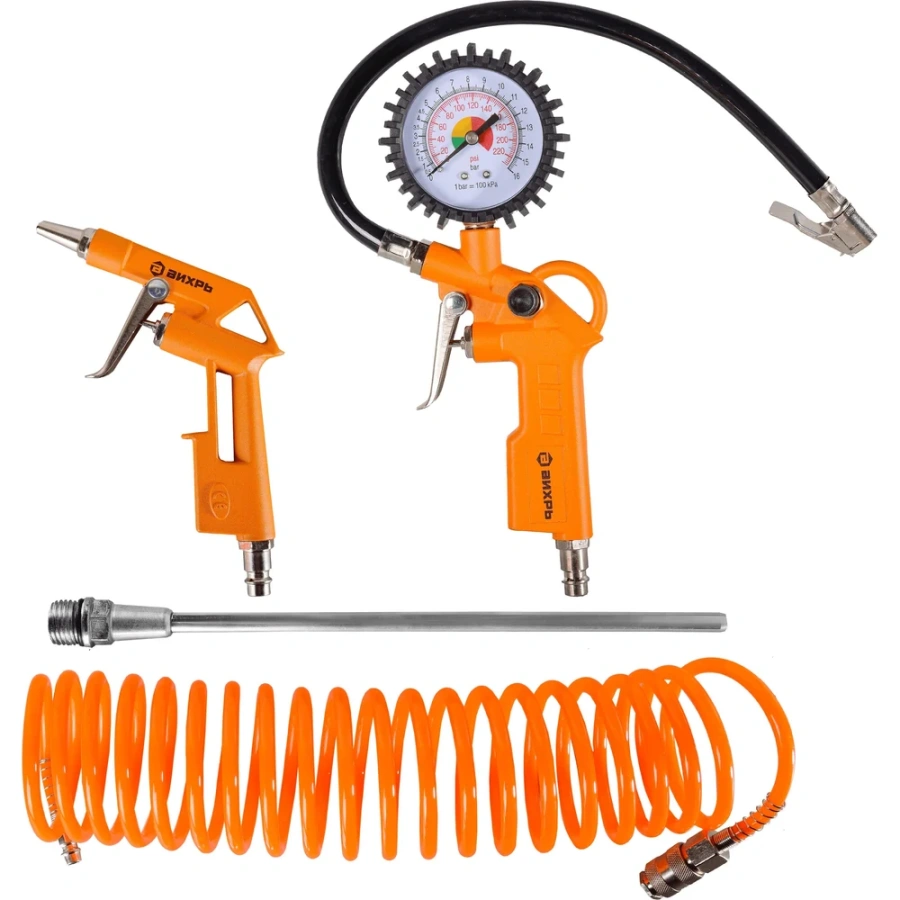 Набор пневмоинструмента Вихрь НП-4 Набор пневмоинструмента Вихрь НП-4