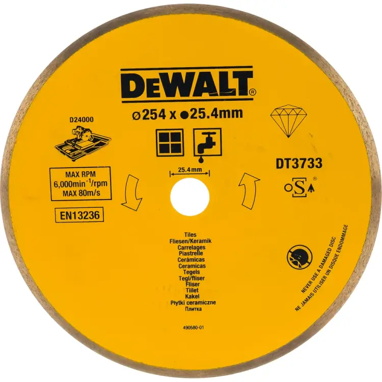 Алмазный диск по плитке Dewalt DT 3733 154249 Алмазный диск по плитке Dewalt DT 3733 154249