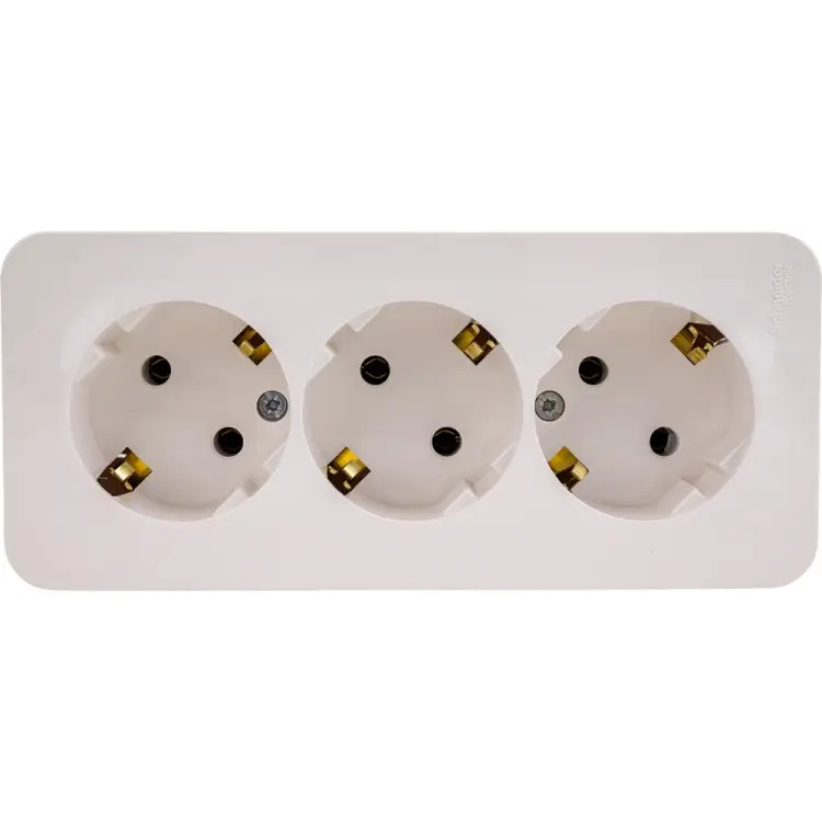 Тройная розетка Systeme Electric BLANCA BLNRA010312