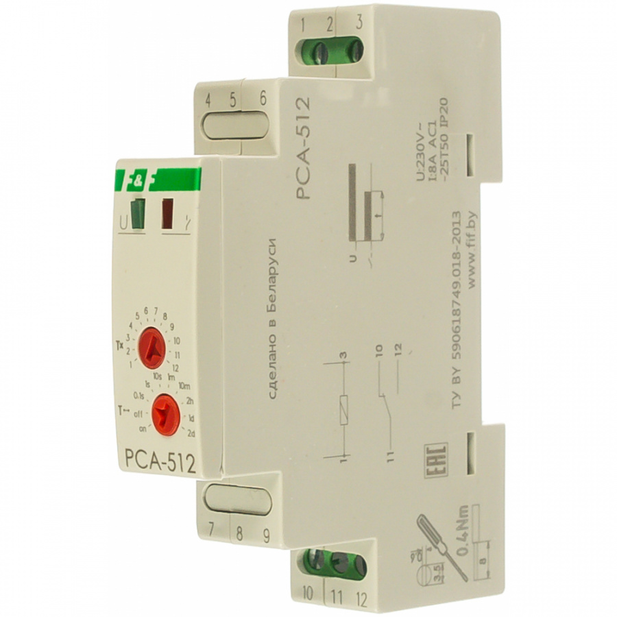 Реле времени Евроавтоматика F&F PCA-512