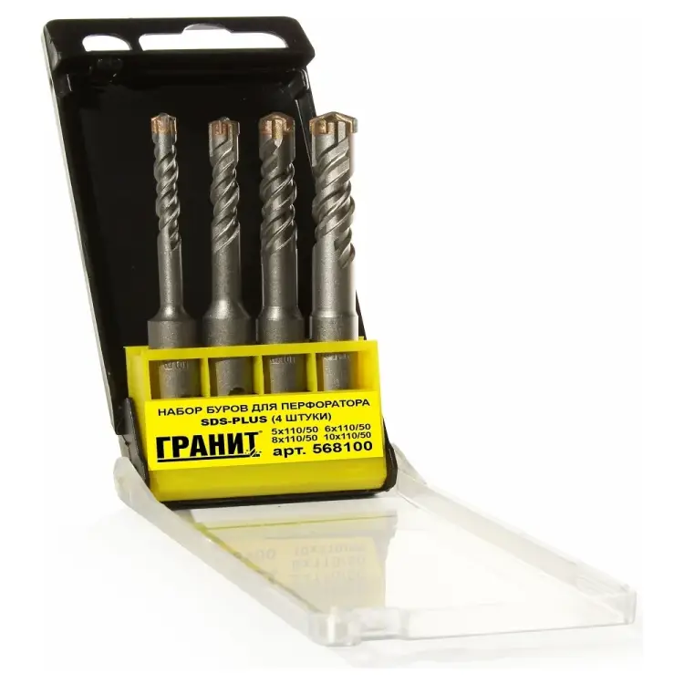 Набор буров sds-plus Гранит Quadro-X 568100