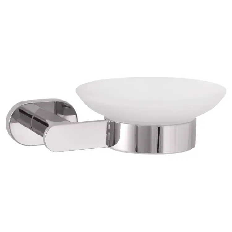 Стеклянная настенная мыльница RavSlezak YUA0300 Стеклянная настенная мыльница RavSlezak YUA0300