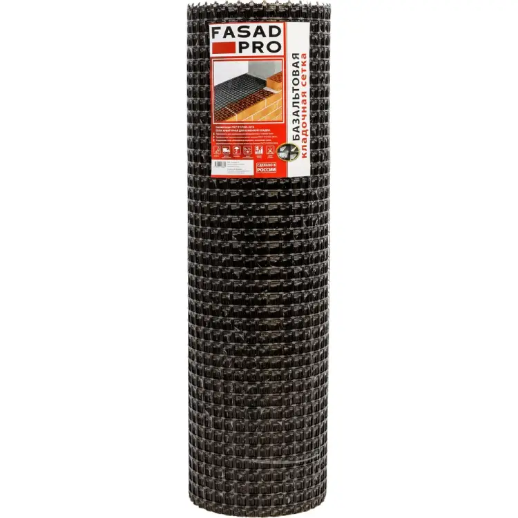 Базальтовая кладочная сетка FasadPro 230012