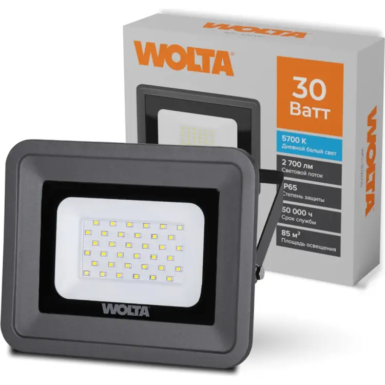 Светодиодный прожектор Wolta WFL-30W/06