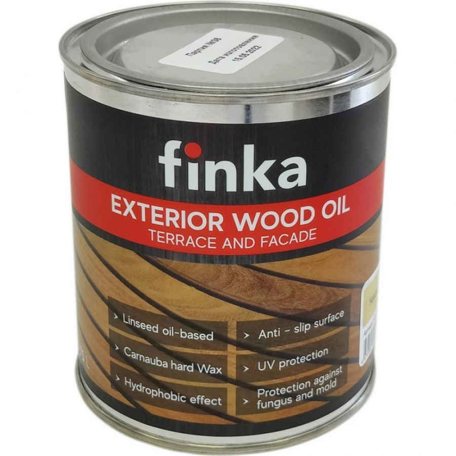 Масло для террас и фасадов Finka Exterior Wood Oil Мerbau