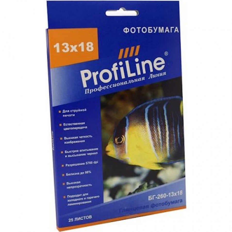 Глянцевая фотобумага ProfiLine PL_GP_260_13x18_25