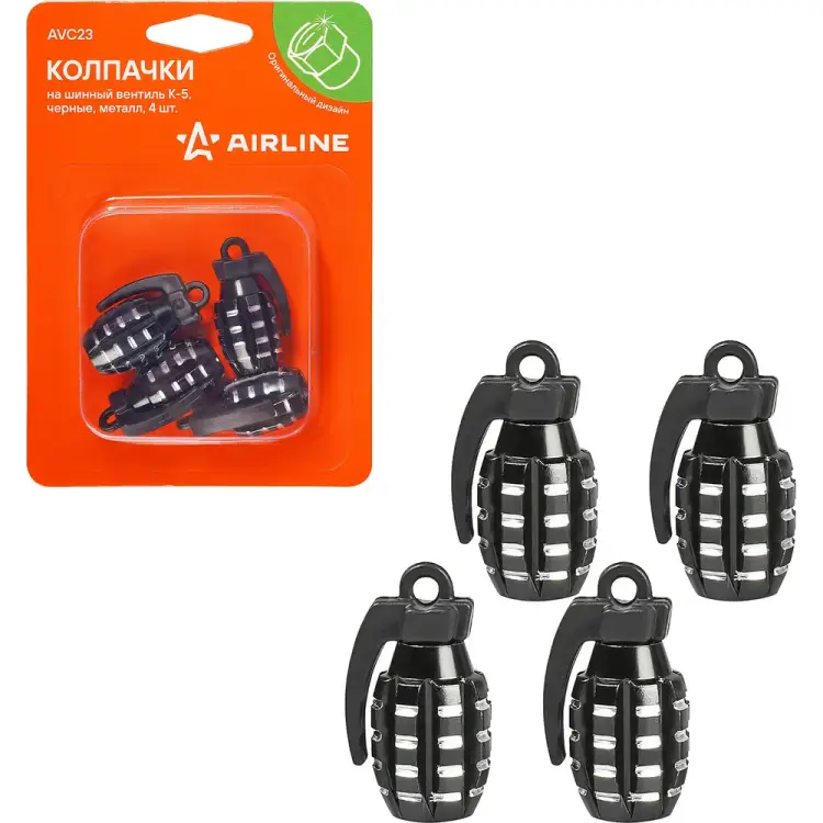 Колпачки на шинный вентиль Airline K-5 AVC23 Колпачки на шинный вентиль Airline K-5 AVC23