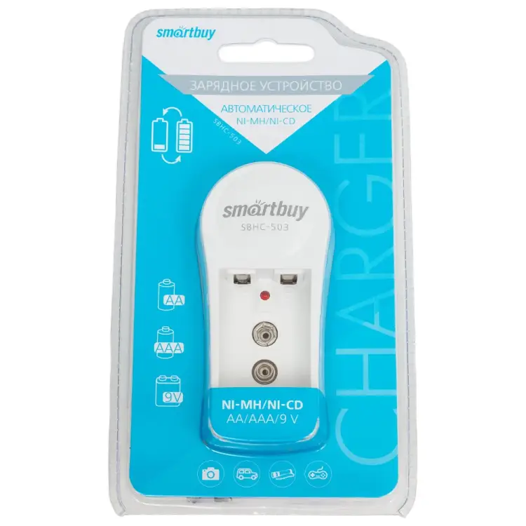 Зарядное устройство для Ni-Mh/Ni-Cd аккумуляторов Smartbuy SBHC-503