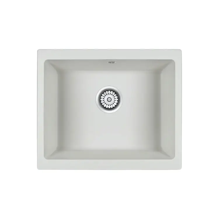 Кварцевая мойка Paulmark GERA PM205546-WH