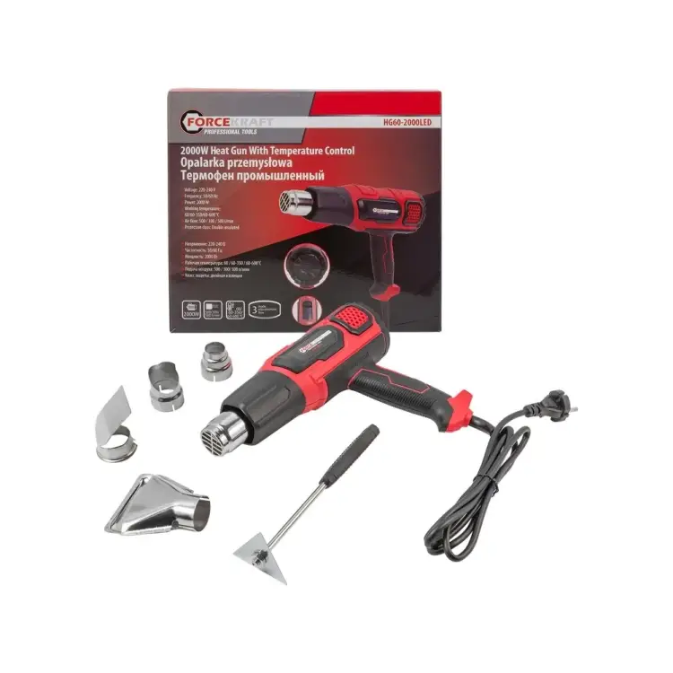 Промышленный электрический фен Forcekraft 52345