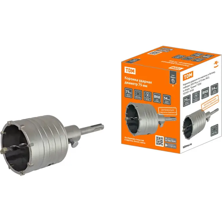 Ударная коронка по кирпичу и бетону TDM ELECTRIC Гранит SQ1031-0102