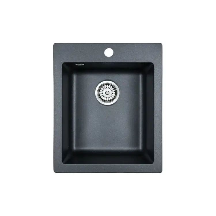 Кварцевая мойка Paulmark LEER PM104249-BLM
