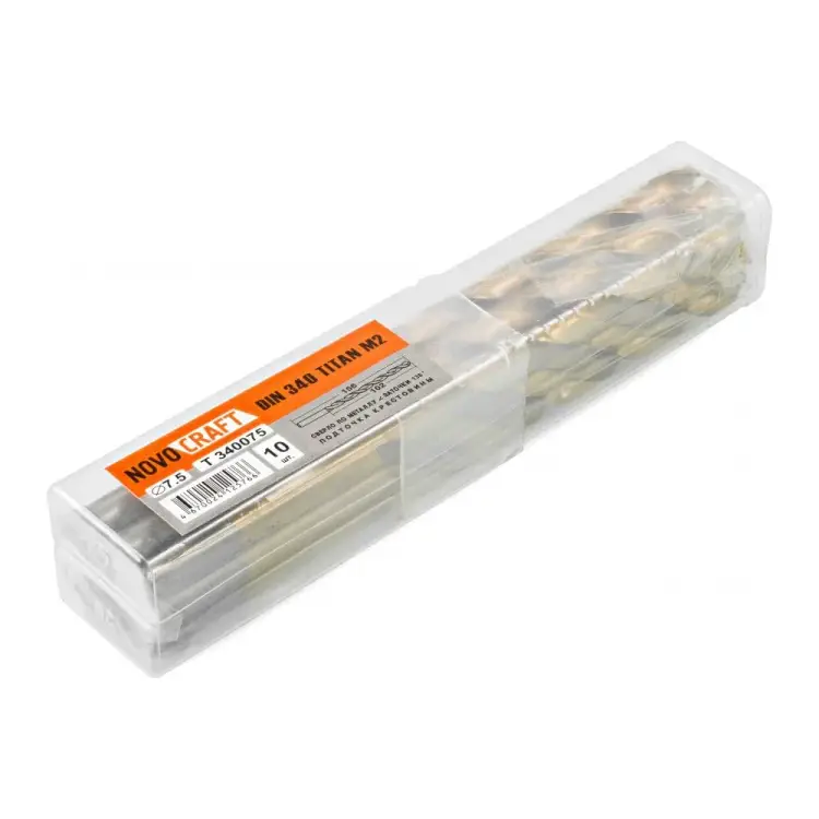 Длинное сверло по металлу NOVOCRAFT T340075102156