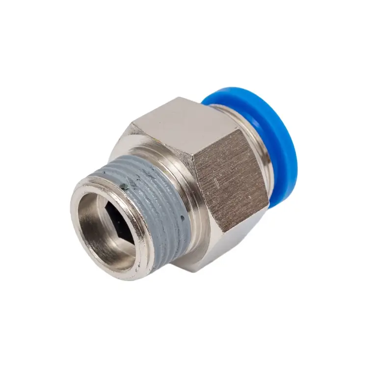 Цанговый прямой пневмофитинг HIMPT PC 12-03 00-00008612 Цанговый прямой пневмофитинг HIMPT PC 12-03 00-00008612