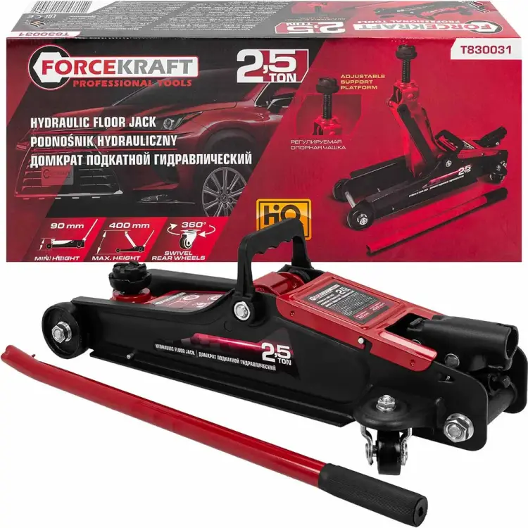 Подкатной гидравлический домкрат Forcekraft FK-T830031(61301)