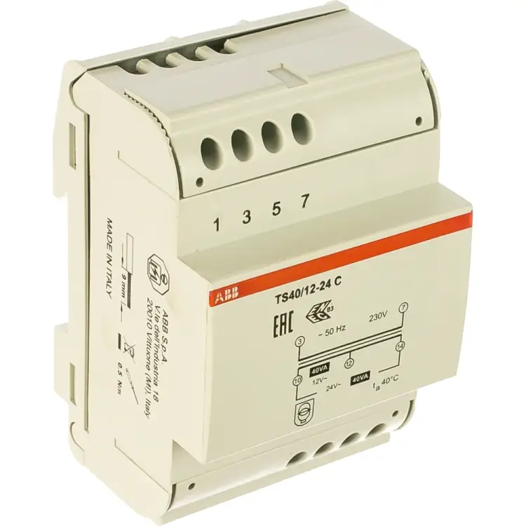 Разделительный трансформатор безопасности ABB TS40/12-24C 2CSM401043R0811