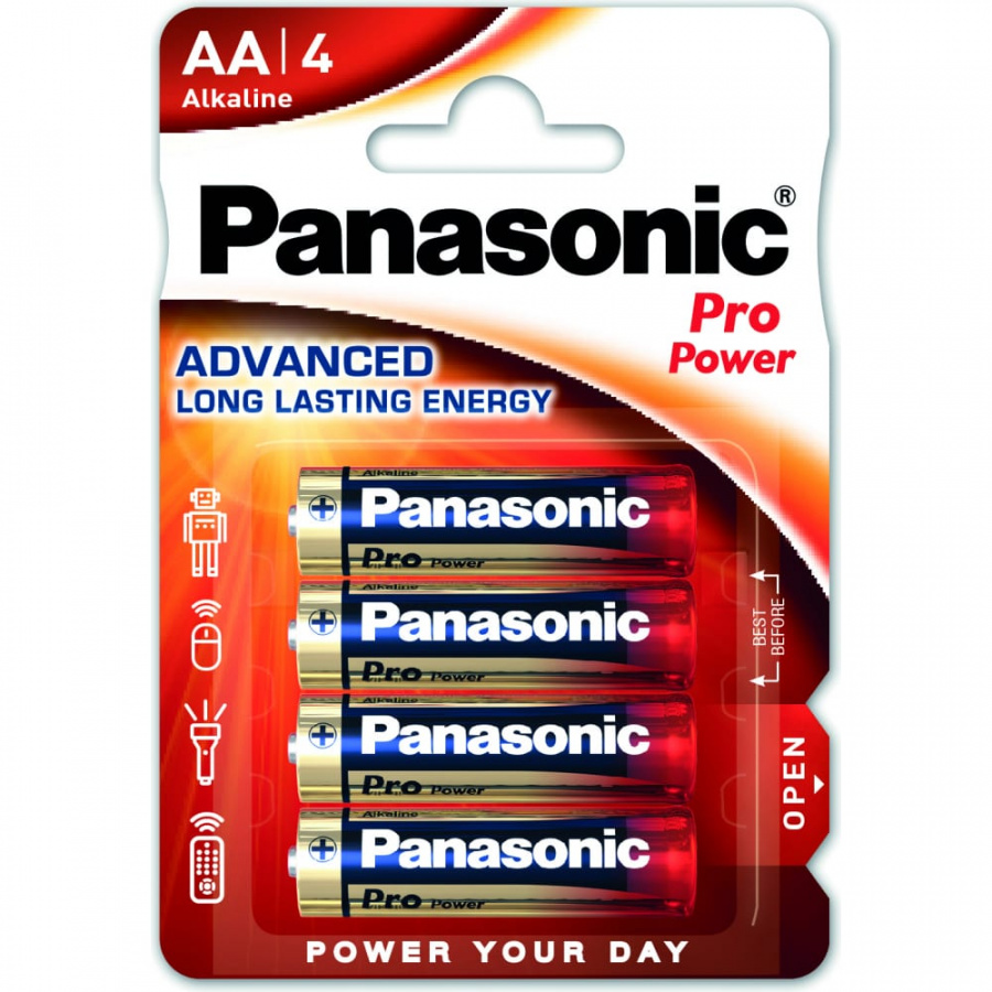 Элементы питания Panasonic LR6 PRO POWER
