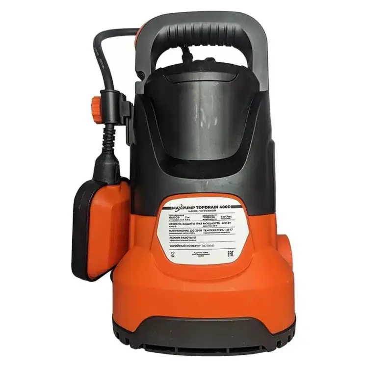 Погружной насос Maxpump TOPDRAIN 400D 2006352182751