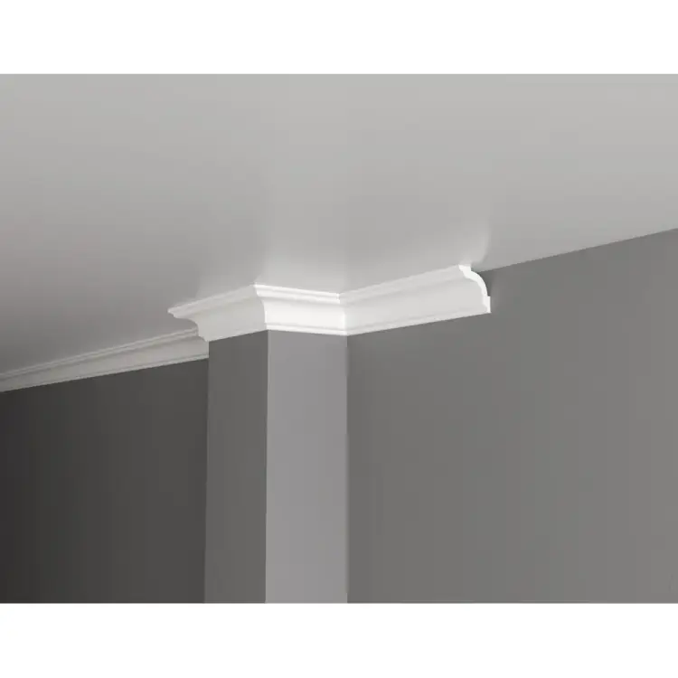 Ударопрочный влагостойкий потолочный карниз под покраску Decor-Dizayn DD42