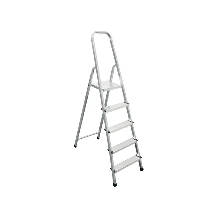 Пятиступенчатая алюминиевая стремянка Biber 98005 тов-071389 Пятиступенчатая алюминиевая стремянка Biber 98005 тов-071389