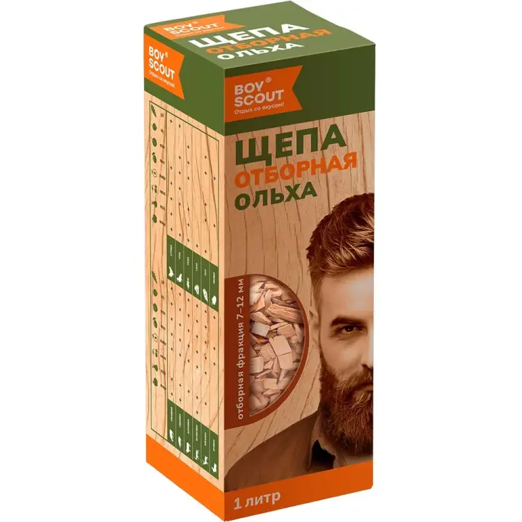 Щепа для копчения BOYSCOUT Ольха 61043