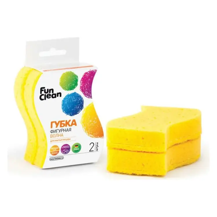 Фигурная губка для посуды Fun Clean 6862