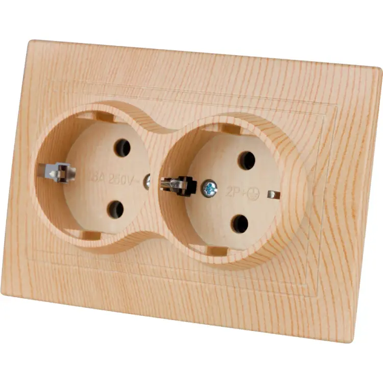 Двойная розетка TDM ELECTRIC Таймыр ЭКО SQ1814-0214