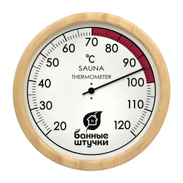 Термометр Банные штучки Большой Размер, 24,5x2,3 см, для бани и сауны 18060 Термометр Банные штучки Большой Размер, 24,5x2,3 см, для бани и сауны 18060