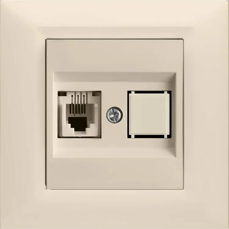 Розетка для сетевого кабеля LAN Vesta Electric Roma FRZ00010123MLK