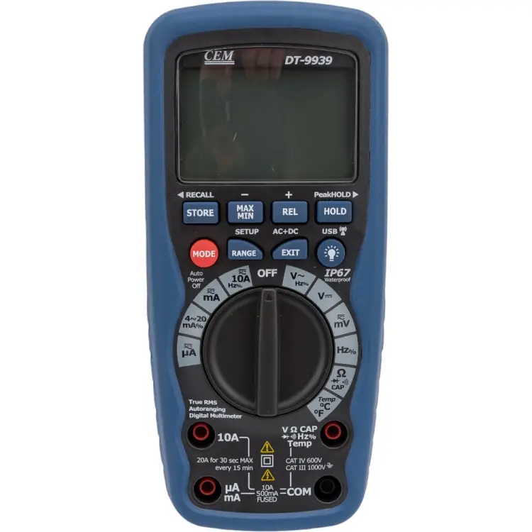 Беспроводной USB интерфейс мультиметр СЕМ DT-9939 481103