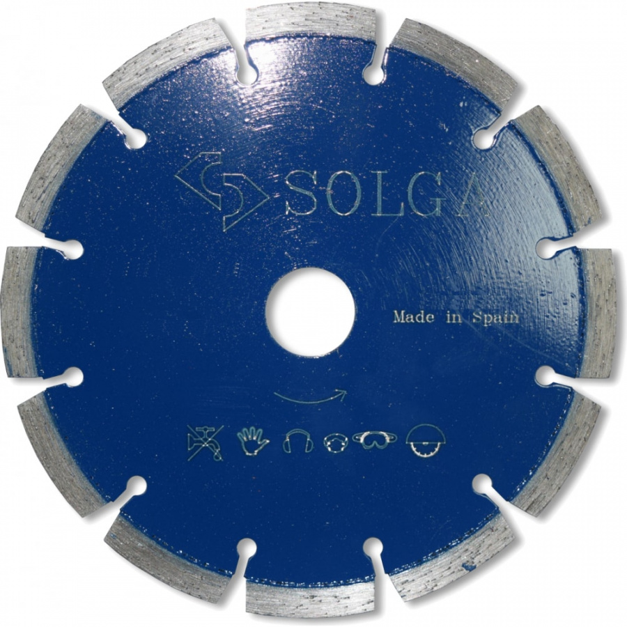 Сегментный алмазный диск по железобетону Solga Diamant PROFESSIONAL