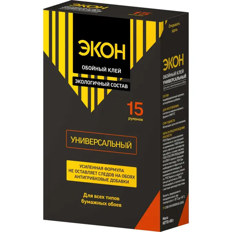 Обойный клей ЭКОН Универсальный Б0023058 Обойный клей ЭКОН Универсальный Б0023058