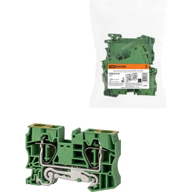 Клеммный безвинтовой зажим TDM ELECTRIC pen SQ0822-0143