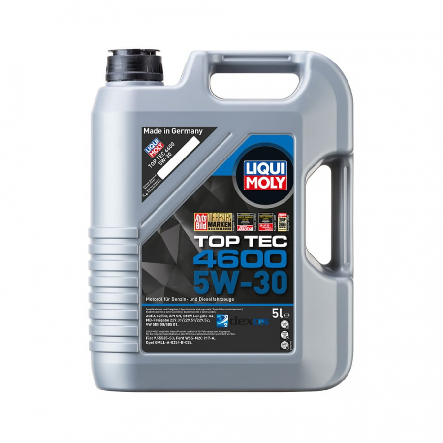Синтетическое моторное масло LIQUI MOLY Top Tec 4600 5W-30 SN/CF; C3