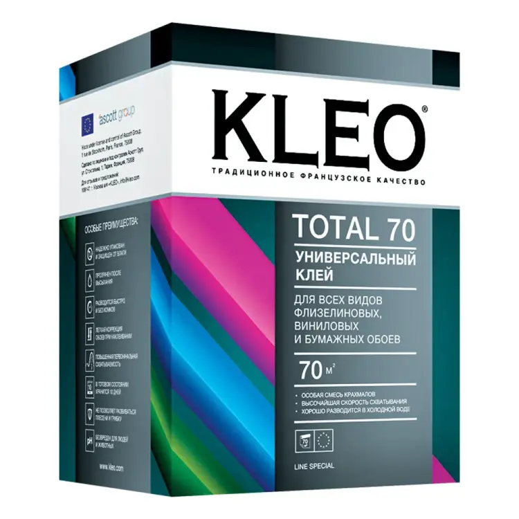 Универсальный клей для обоев KLEO 075 TOTAL 70 Универсальный клей для обоев KLEO 075 TOTAL 70