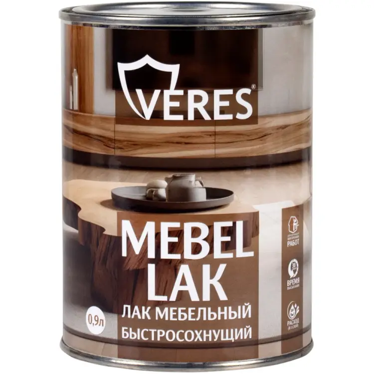 Быстросохнущий лак мебельный VERES 270392