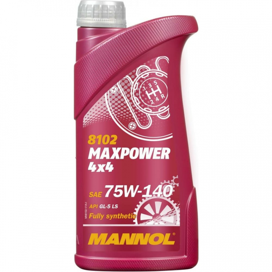 Синтетическое трансмиссионное масло MANNOL MAXPOWER 4x4 75W140