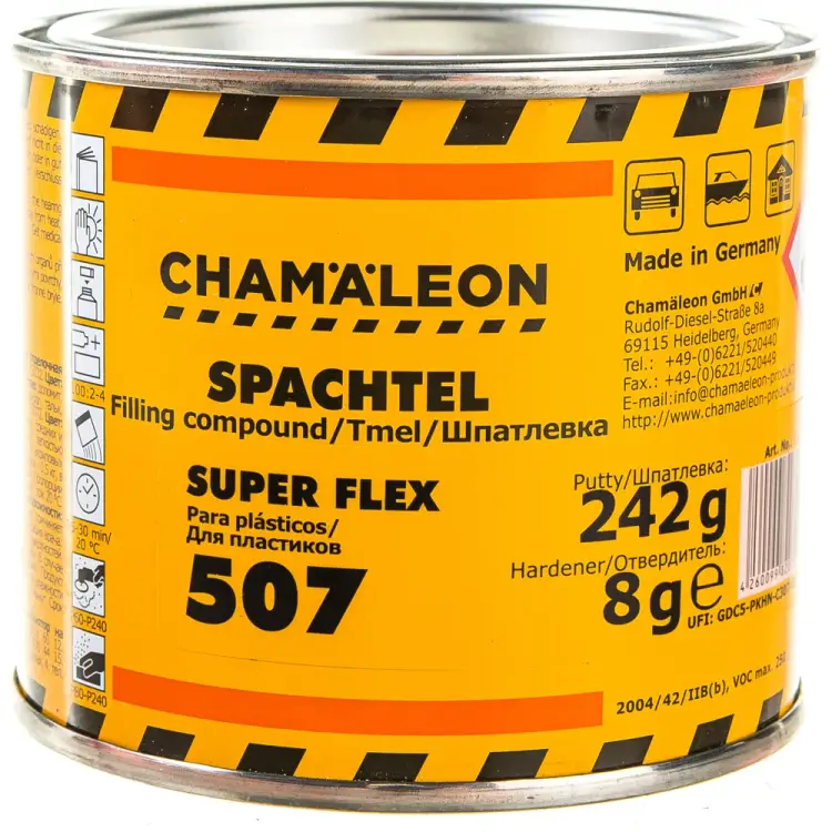 Шпатлевка для пластиков Chamaeleon 15072 Шпатлевка для пластиков Chamaeleon 15072
