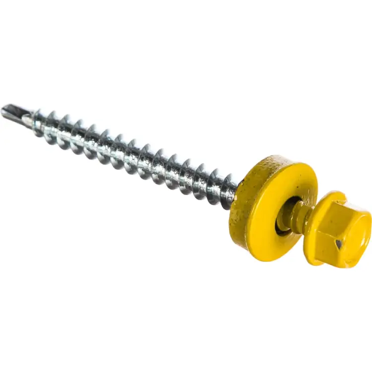 Кровельный саморез Kenner 4,8х51 RAL1018 жёлтый (200 шт.) ск511018ф