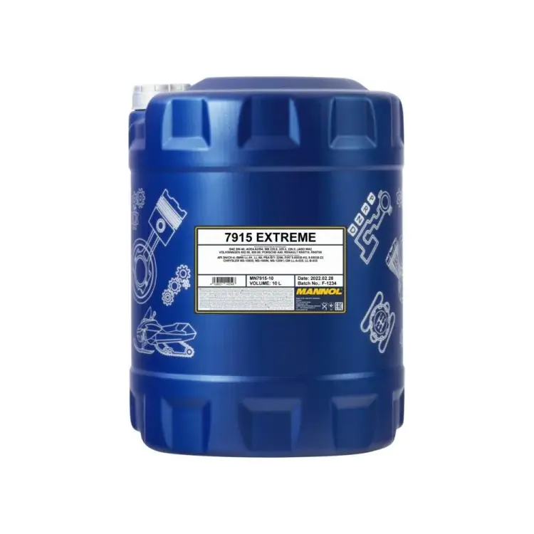 Синтетическое моторное масло MANNOL EXTREME 5W-40 791510