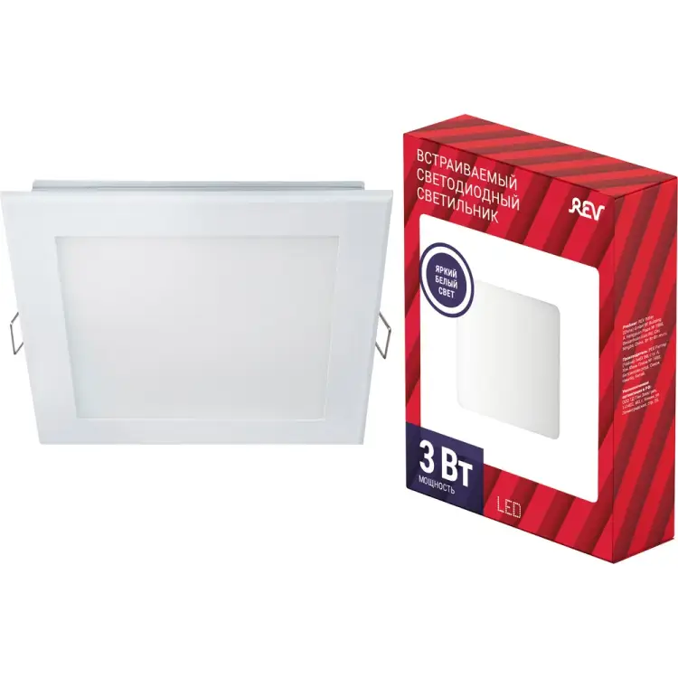 Встраиваемая светодиодная панель REV SuperSlim Quadro 28979 1
