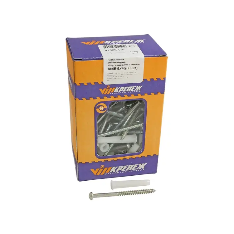 Дюбель vipкрепеж (60 шт.) 41508