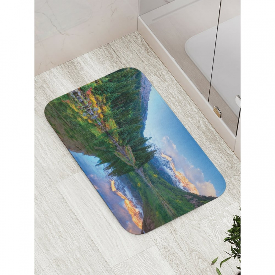 Противоскользящий коврик для ванной, сауны, бассейна JOYARTY Вода, зовущая в горы