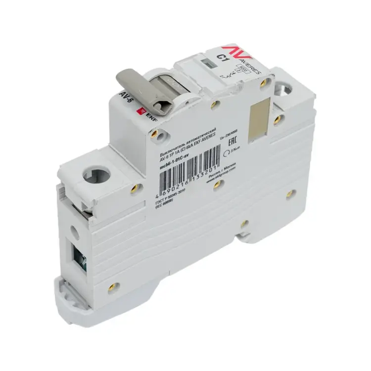 Автоматический выключатель EKF AVERES AV-6 mcb6-1-01C-av